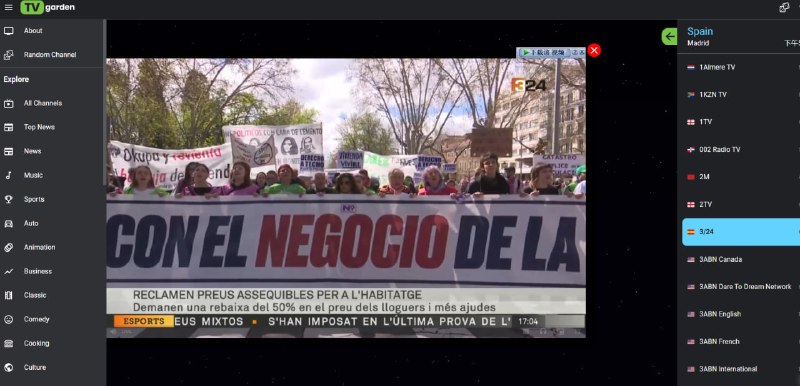 TV-garden：这个网站可收看全世界各国的电视台