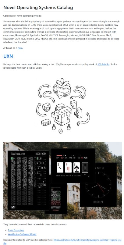 os-catalog：汇聚新型操作系统的宝库，帮你一站式了解前沿的系统创新