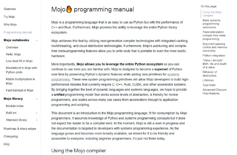 Mojo：一种适用于所有 AI 开发人员的新编程语言