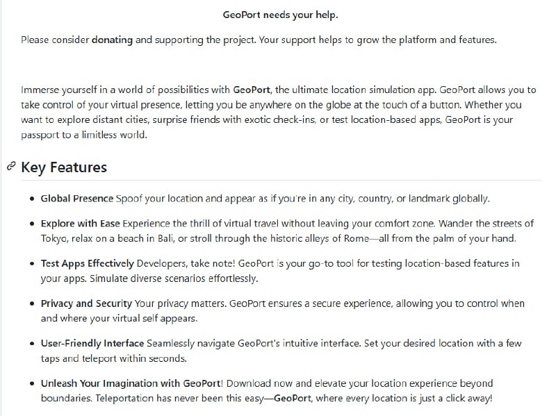 GeoPort：iOS定位模拟器，让你随时随地畅游全球
