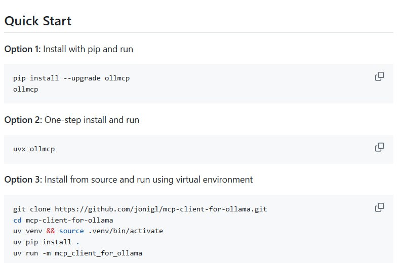 MCP Client for Ollama：面向本地LLM开发者的终端交互利器，轻松连接多台MCP服务器，实现高级工具调用与工作流自动化