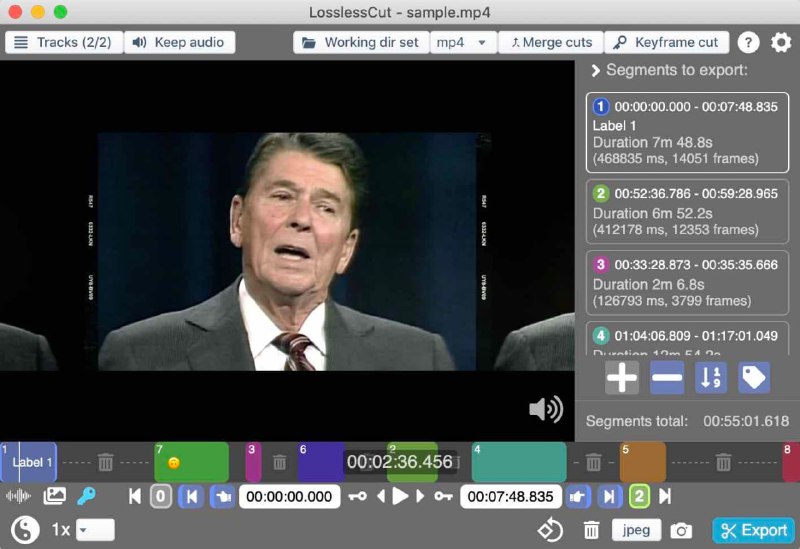 一个开源的视频编辑器，旨在成为最终的跨平台 FFmpeg GUI，用于对视频、音频、字幕和其他相关媒体文件进行极其快速和无损的操作