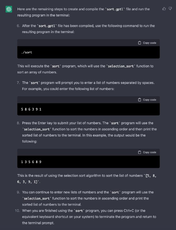 实验：在ChatGPT里创建一种新的编程语言GPTLang 是一种通用的高级编程语言，旨在易于使用和可读性
