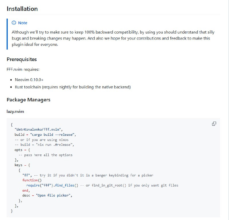 FFF.nvim：Neovim 的极速模糊文件搜索利器，专注文件选择，追求极致体验