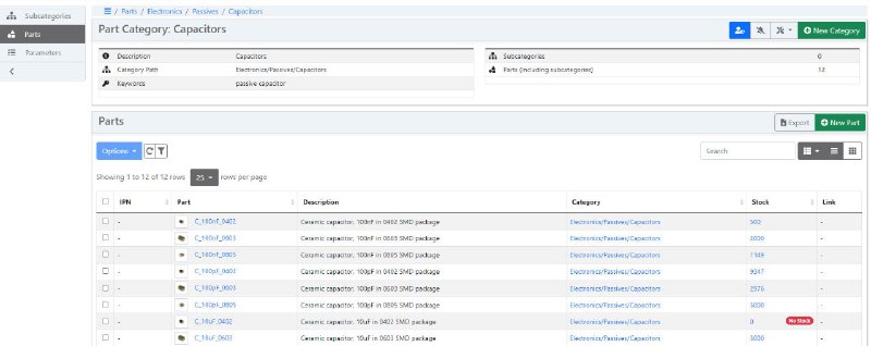 GitHub 上一款开源的库存管理系统：InvenTree，简单易用，可用于跟踪及管理各类库存零件，并支持生成各种报告，可扩展性强