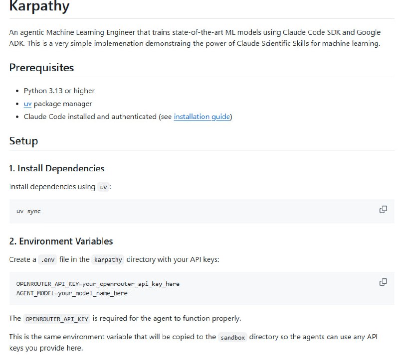 机器学习工程师的智能助手：Karpathy，一个利用Claude Code SDK和Google ADK训练前沿机器学习模型的轻量级实现