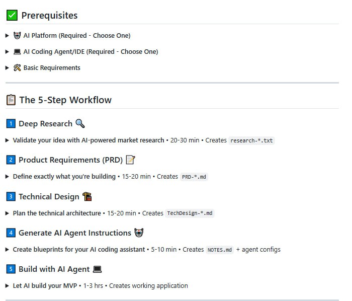 Vibe-Coding Workflow: AI-Powered MVP Development开发 MVP 不再是难题，Vibe-Coding Workflow 用 AI 助你快速落地产品
