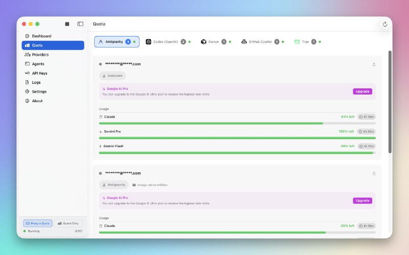 开发者在使用 AI 编程助手时，往往需要管理多个平台的账号和 API 密钥
