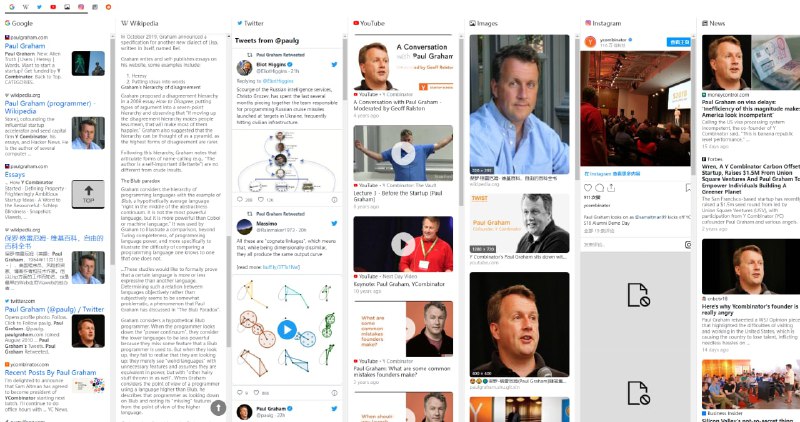 在空闲时间一直在研究的一个新的搜索引擎用户体验 | 地址