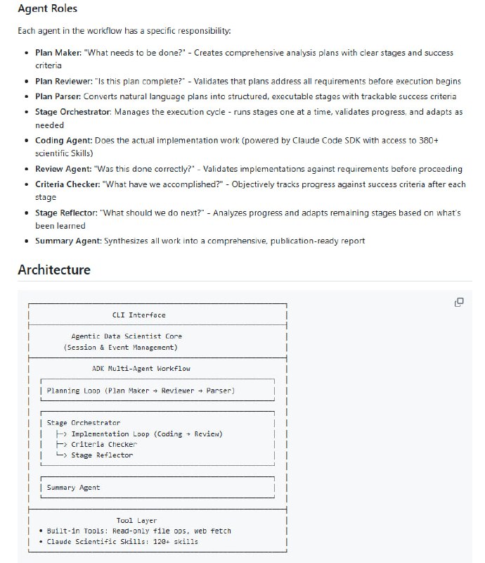 数据科学工作流程复杂，涉及规划、执行、验证和反思多个环节，单靠传统工具难以高效协作和持续优化