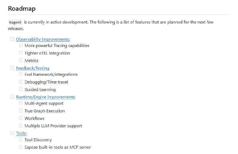 kagent：为AI开发提供云原生的Agent构建框架，让AI部署变得轻松高效