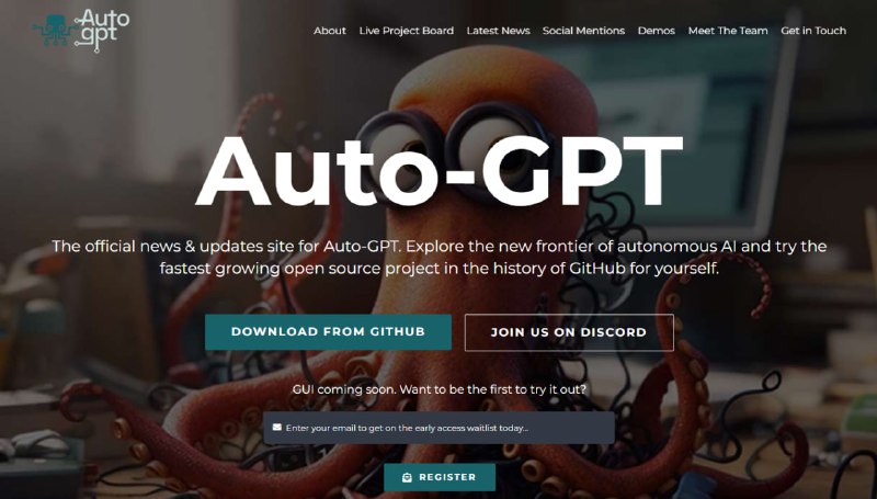 Auto-GPT官方的在线网站版本即将推出 | 加入候补名单