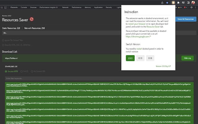 一键下载所有资源文件并保持文件夹结构的 Chrome 扩展