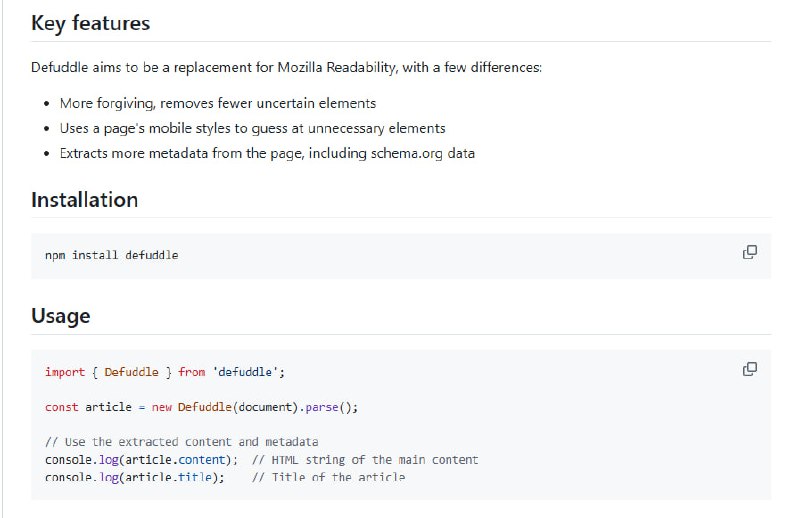 Defuddle：一键提取网页核心内容，让阅读更高效