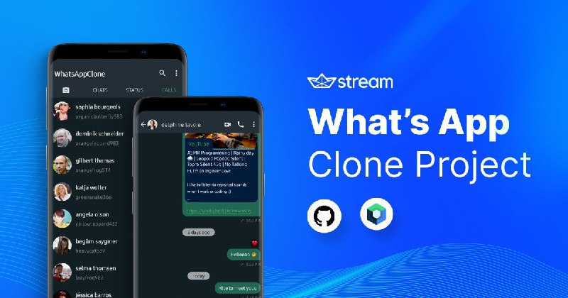 WhatsApp 克隆项目：What's App Clone Project，实现了较为完善的聊天 UI 组件、实时消息系统，满足可重用性、并行构建等开发设计理念