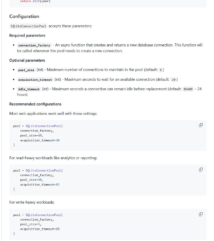 aiosqlitepool：高效管理 SQLite 连接，提升异步数据库操作性能的轻量级解决方案