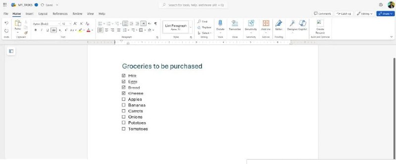 Word 网页版更新，加入复选框支持微软近日更新了网页版 Word 应用，本次更新带来了用户期待已久的复选框功能