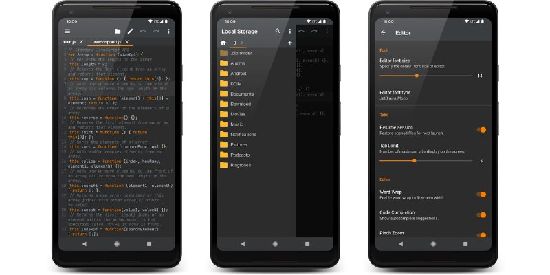 快速、免费的Android多语言代码编辑器