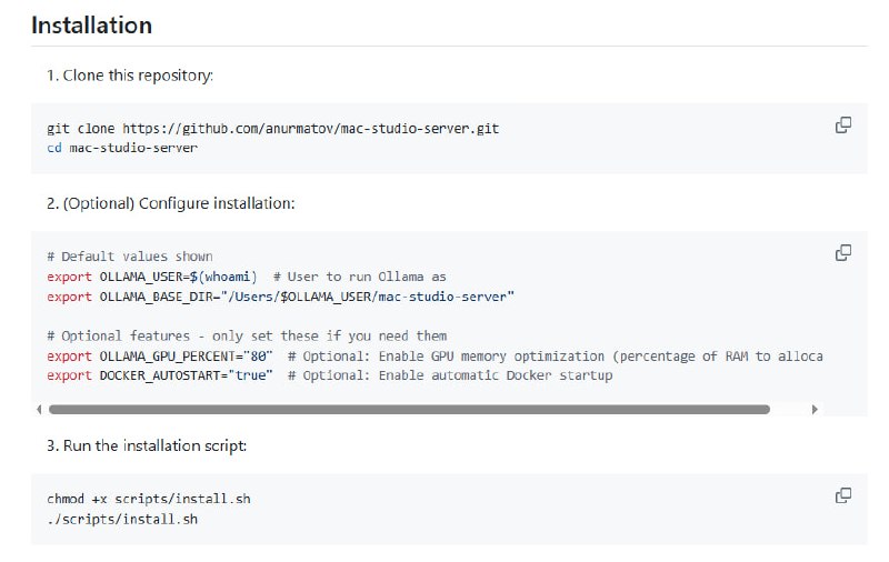 mac-studio-server：为Mac Studio和其他苹果硅芯片Mac量身打造的Ollama LLM服务器配置