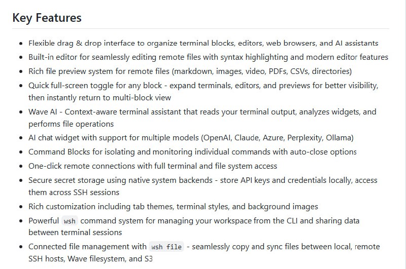 现代开发离不开终端和浏览器的频繁切换：查文档、预览文件、监控系统、调用 AI 助手等