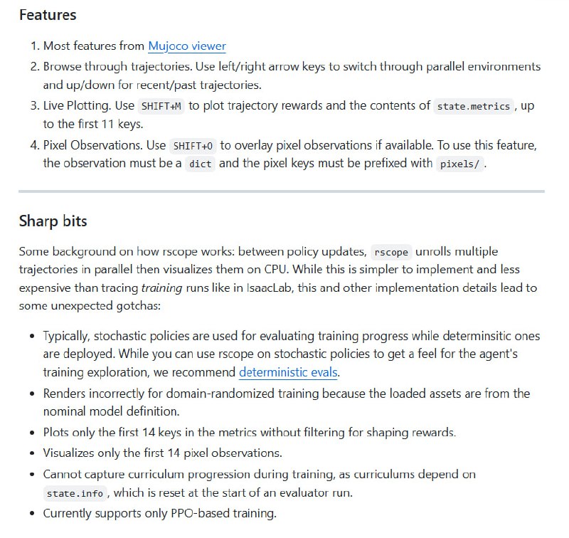 rscope：专为Mujoco Playground与Brax训练环境设计的轻量级RL训练轨迹可视化工具