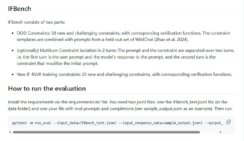 一个用于精确指令遵循的挑战性基准测试工具