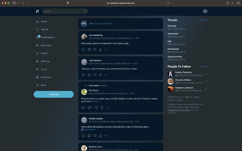 twitter-scale-mastodon：仅用 10k 行代码即可实现 Twitter 规模 Mastodon