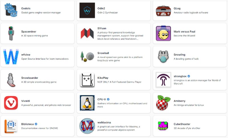 Flathub：Linux应用商店，为Linux提供应用，可轻松查找和安装各种Linux应用和游戏 | #Linux