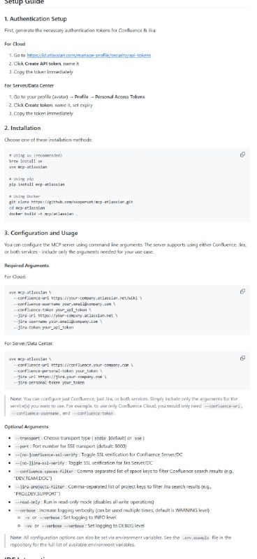 sooperset/mcp-atlassian：为Confluence和Jira用户提供强大的集成解决方案