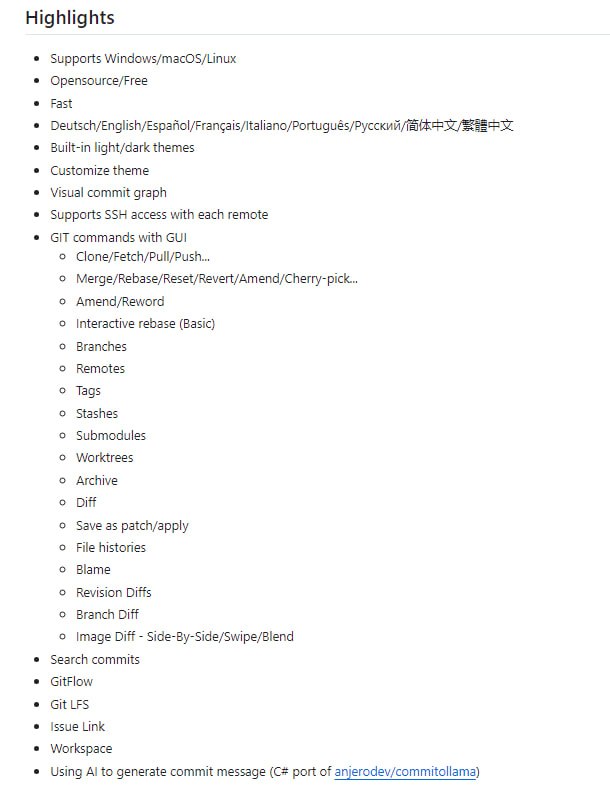 SourceGit：开源的跨平台Git图形界面客户端，支持Windows、macOS和Linux，提供快速、直观的Git操作体验，包括克隆、拉取、推送等命令，以及视觉化提交图和多种语言支持SourceGit：开源的跨平台Git图形界面客户端，支持Windows、macOS和Linux，提供快速、直观的Git操作体验，包括克隆、拉取、推送等命令，以及视觉化提交图和多种语言支持