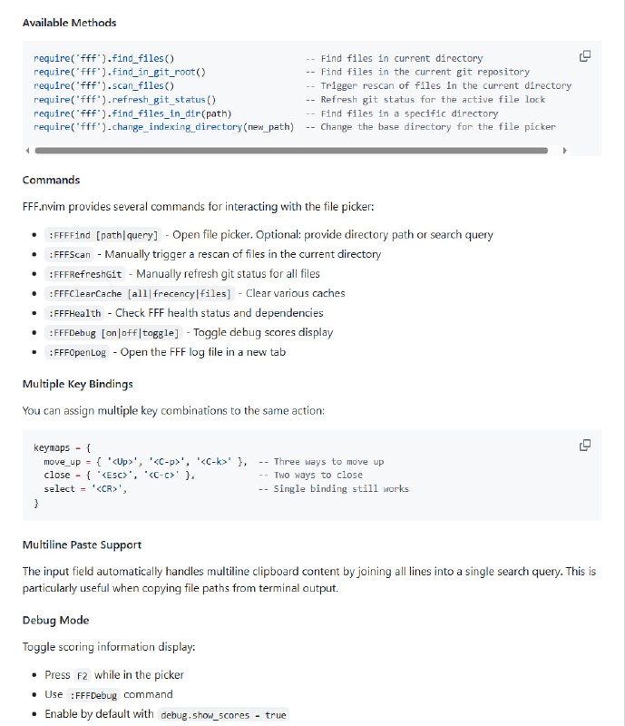 FFF.nvim：Neovim 的极速模糊文件搜索利器，专注文件选择，追求极致体验