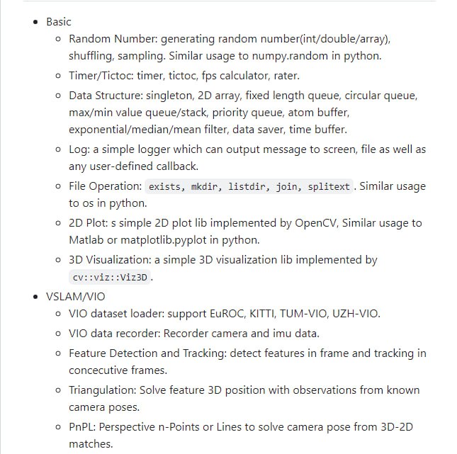 基本数据结构如：FIFO、定长队列、评分者、线程安全变量、KD-tree、grid-map