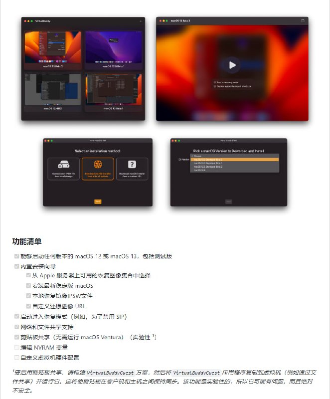 在 Apple Silicon 上虚拟化 macOS 12 及更高版本