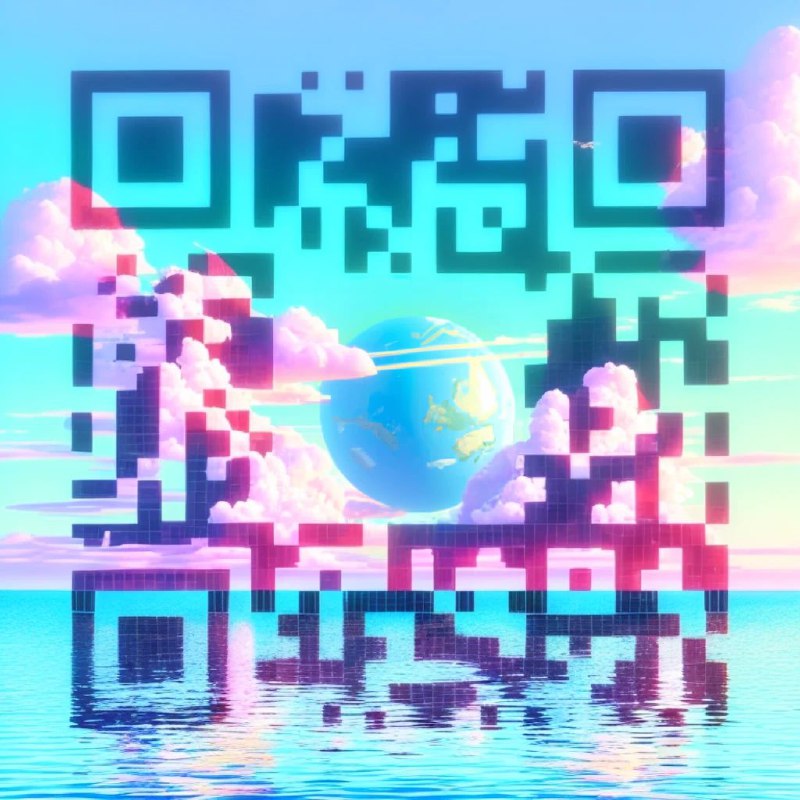 人工智能生成的二维码符合增强现实这是一种 WebAR 体验，用户可以通过扫描 AI 生成的 QR 码来访问，它也可以作为 AR 跟踪的图像目标