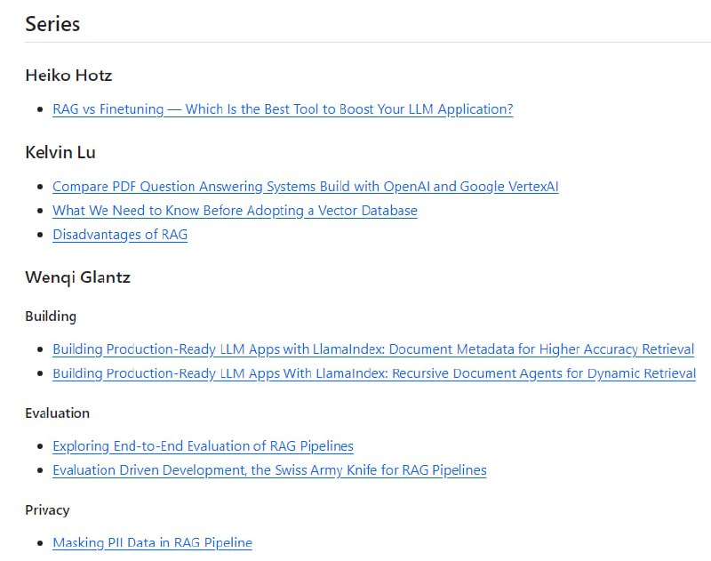 RAG相关资源列表 | Awesome-RAGRAG相关资源列表 | Awesome-RAG