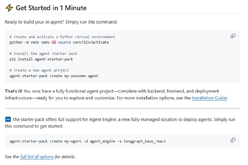 Agent Starter Pack：为Google Cloud打造的生成式AI Agent开发利器，一站式解决从部署到运维的难题