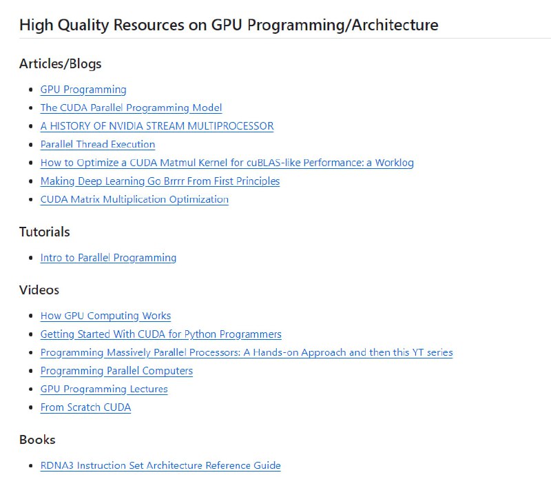 gpu-alpha：高质量的GPU编程/架构资源