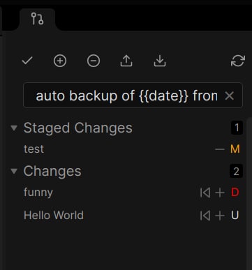Obsidian Git：用Git备份 #Obsidian