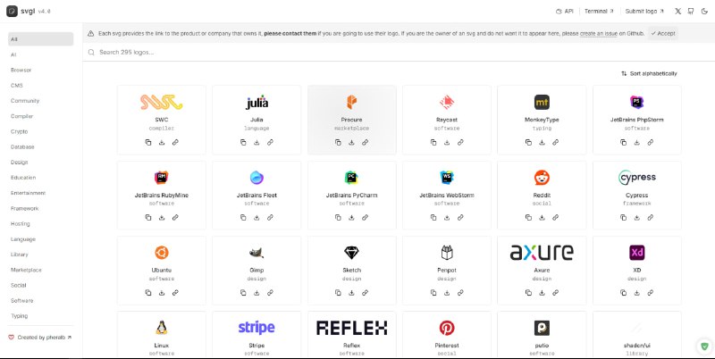 一份 SVG Logo 资源合集 SVGL