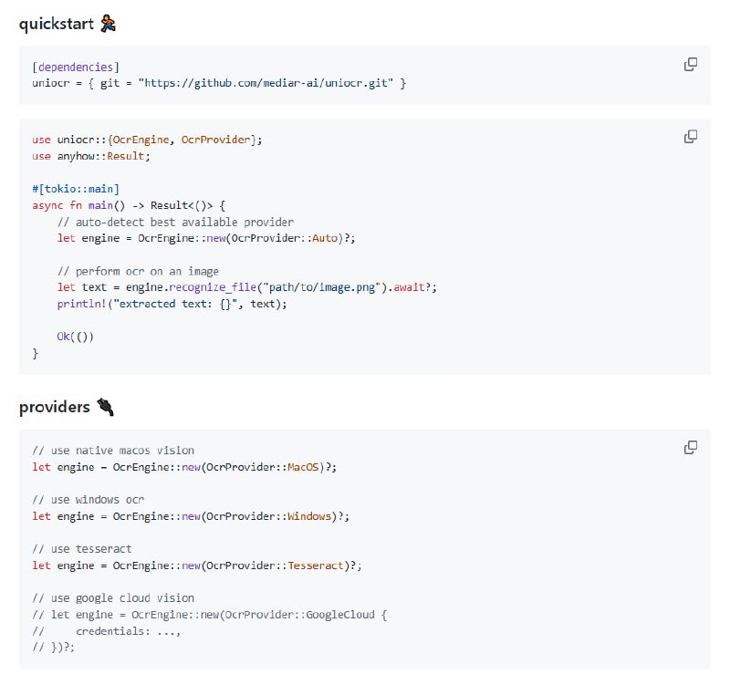一个跨平台的原生OCR工具，为MacOS、Windows和Linux用户提供强大的文字识别能力
