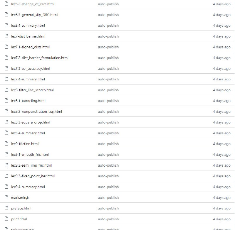 物理仿真书：基于物理的仿真理论和算法的在线免费书籍，涵盖计算机图形学、碰撞处理、有限元方法、弹性动力学和增量势接触等主题物理仿真书：基于物理的仿真理论和算法的在线免费书籍，涵盖计算机图形学、碰撞处理、有限元方法、弹性动力学和增量势接触等主题