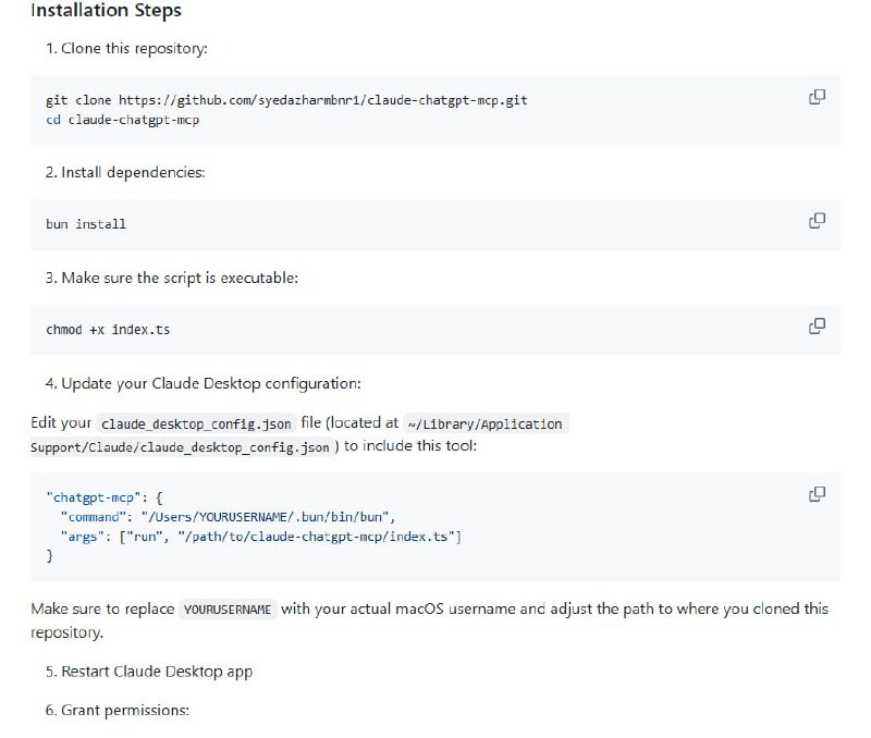 Claude ChatGPT MCP Tool：让Claude与ChatGPT无缝协作，提升macOS上的AI交互体验