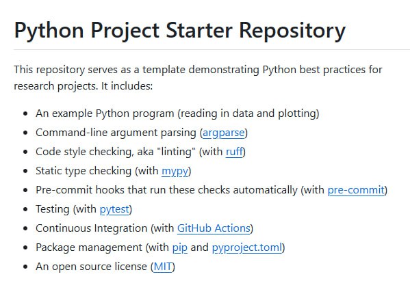 一个为Python项目量身打造的启动模板，让开发更高效、规范