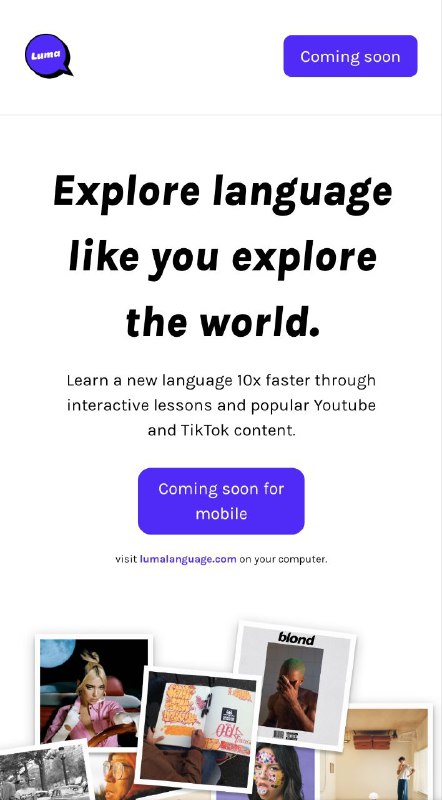 这个网站可以学习一门语言的前1000个单词，目前只能通过英语学习法语，交互和任务模式做的挺不错的