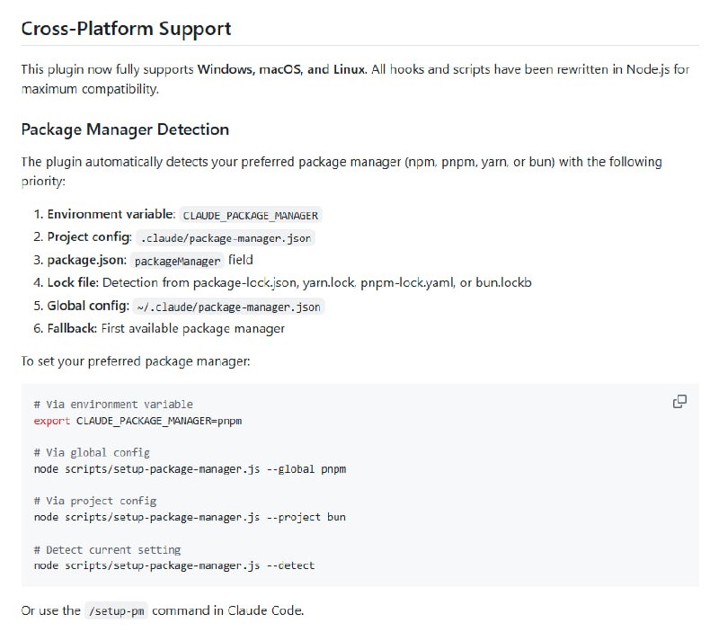 Everything Claude Code：一个由 Anthropic 黑客松获奖者创建的 Claude Code 配置全集，经过 10 多个月的高强度日常使用，专为构建真实产品而优化，包含生产级可用的智能体（agents）、技能（skills）、钩子（hooks）、命令、规则和 MCP 配置