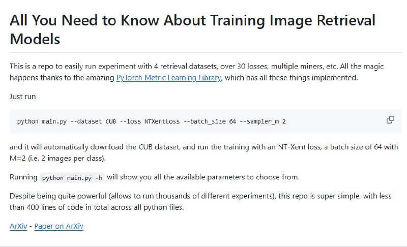 image-retrieval：一站式图像检索实验平台，轻松下载数据集并运行实验
