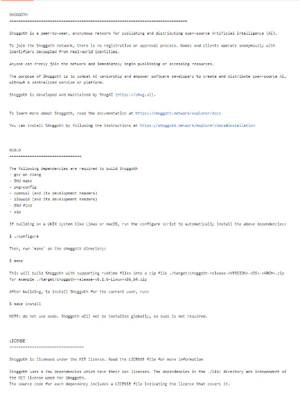 Shoggoth：点对点匿名网络，用于发布和分发开源人工智能(AI)