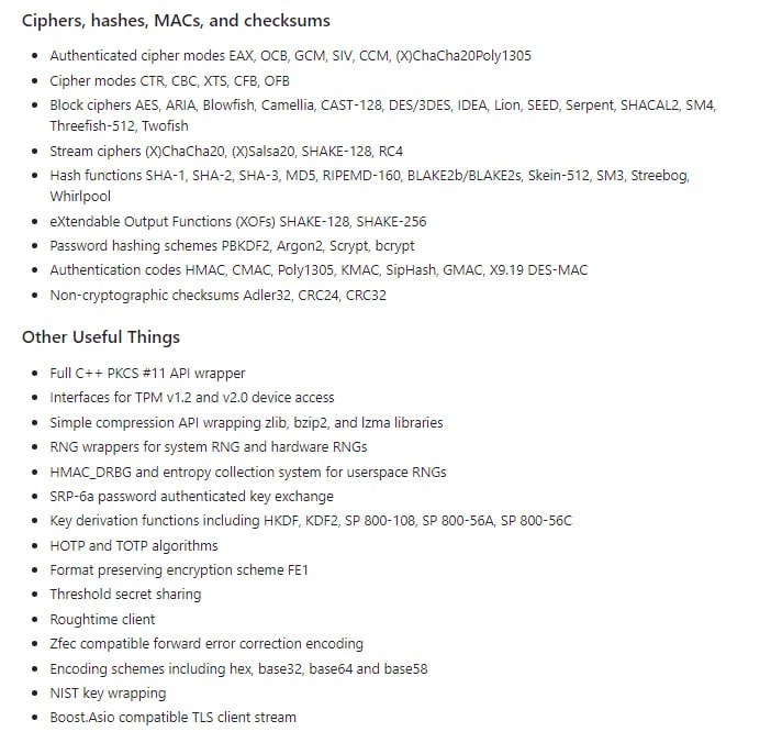 一个C++实现的多功能的密码学工具包