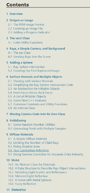 一本由Peter Shirley、Trevor David Black和Steve Hollasch共同撰写的教程书籍，期望帮助读者在短短一个周末内构建一个基础的光线追踪程序