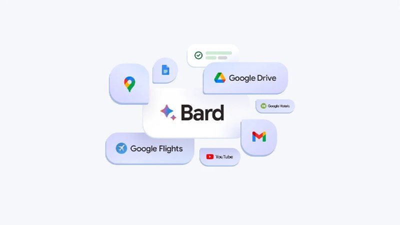 Google Bard的更新内容 | blogBard现在可以与Google应用和服务集成，提供更有帮助的响应
